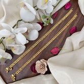 Vriksham Gold Look Alike Designer Bridal Anklets-G17795